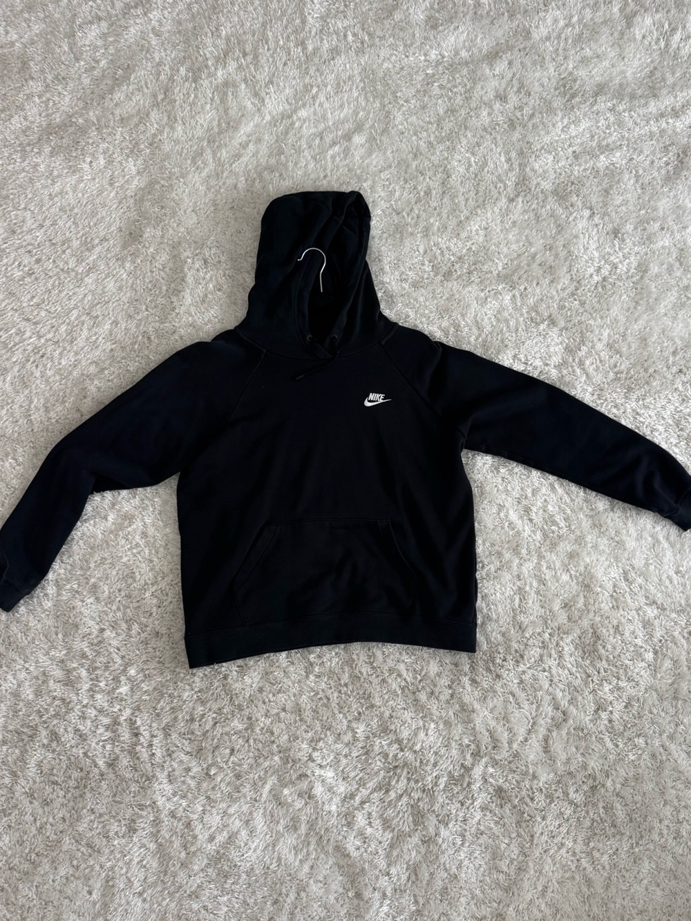 Nike Black Hoodie with Small Swoosh